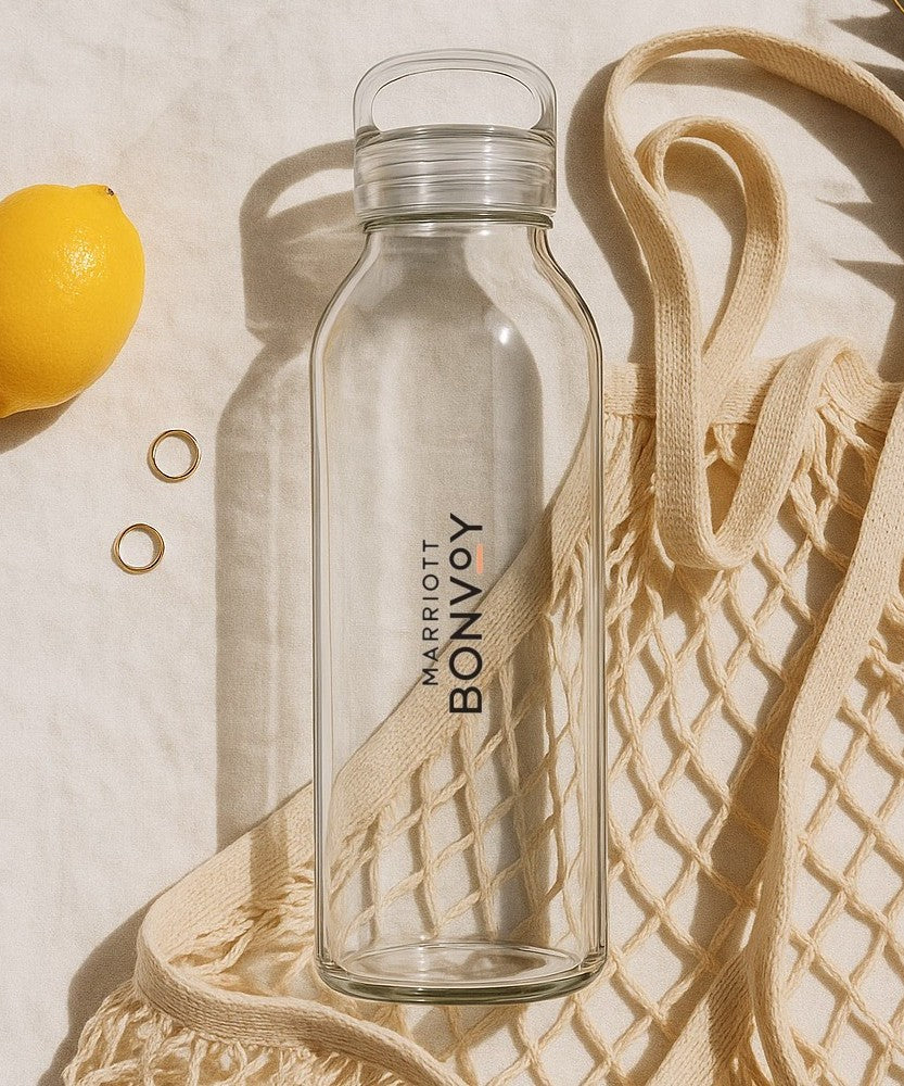Custom logo glass water bottle - Just Bottle Zen Glass Bottle 500ml / 16 oz 