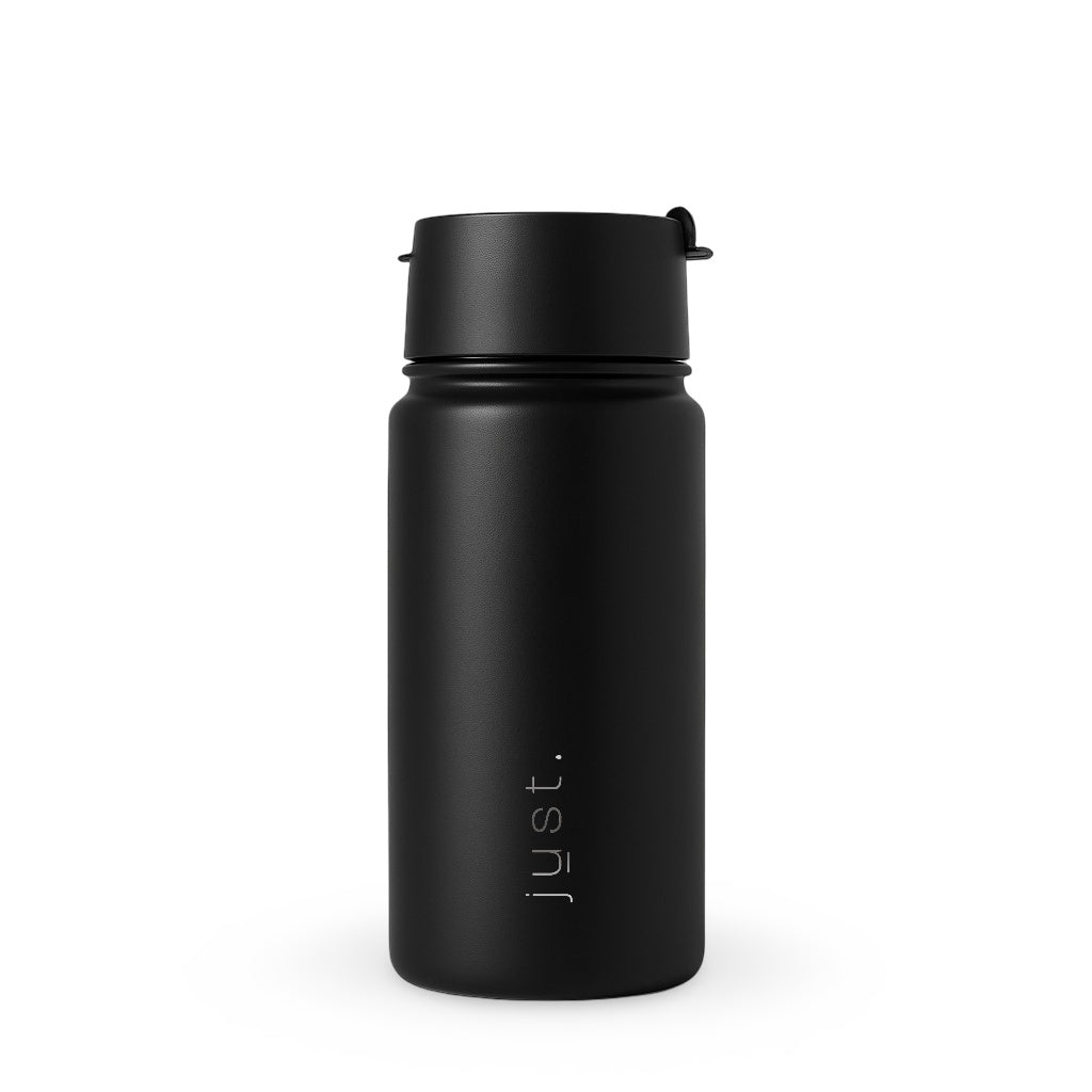 black leakproof coffee cup