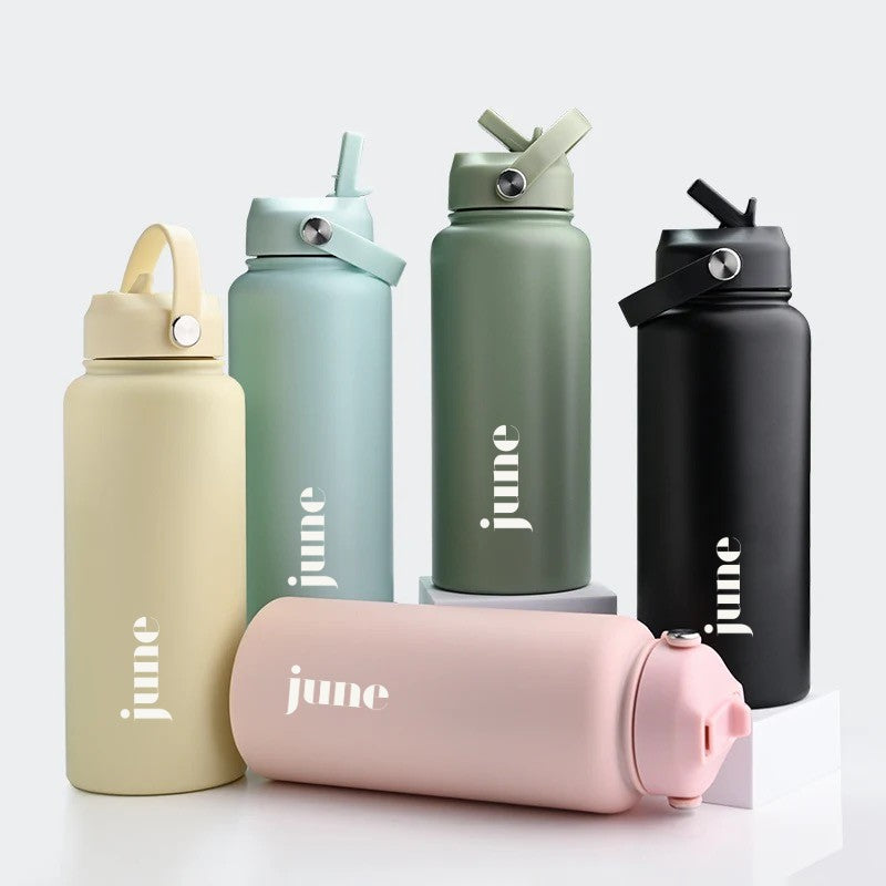 Branded water bottles