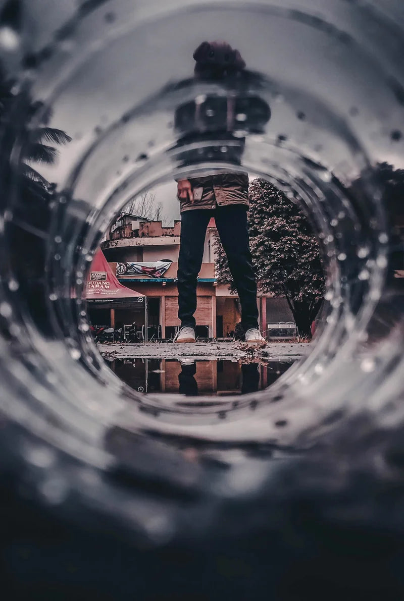 plastic lining of water bottle