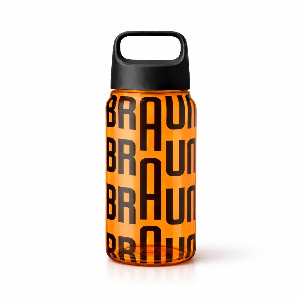 Custom rPET Water Bottles for Event with Braun branding