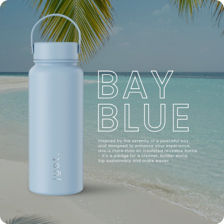 1 Litre/34oz TempControl™ Wide Mouth - Bay Blue - Just Bottle