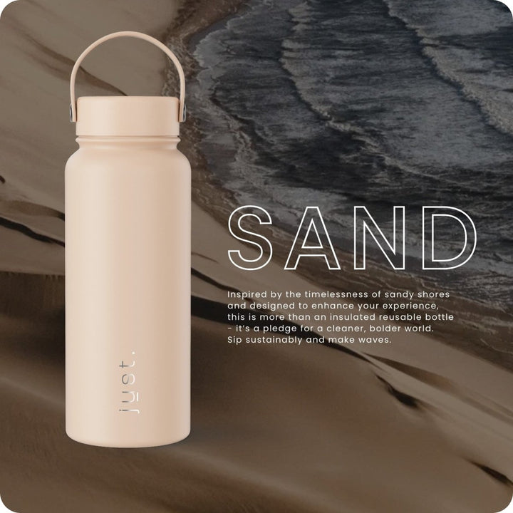 1 Litre/34oz TempControl™ Wide Mouth Bottle - Sand - Just Bottle
